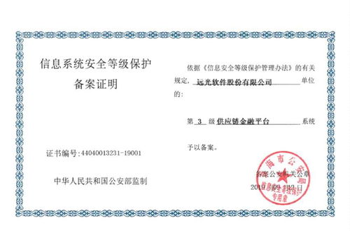 遠光軟件率先通過網絡安全等級保護2.0備案，以技術實力共建網絡信息安全新防線